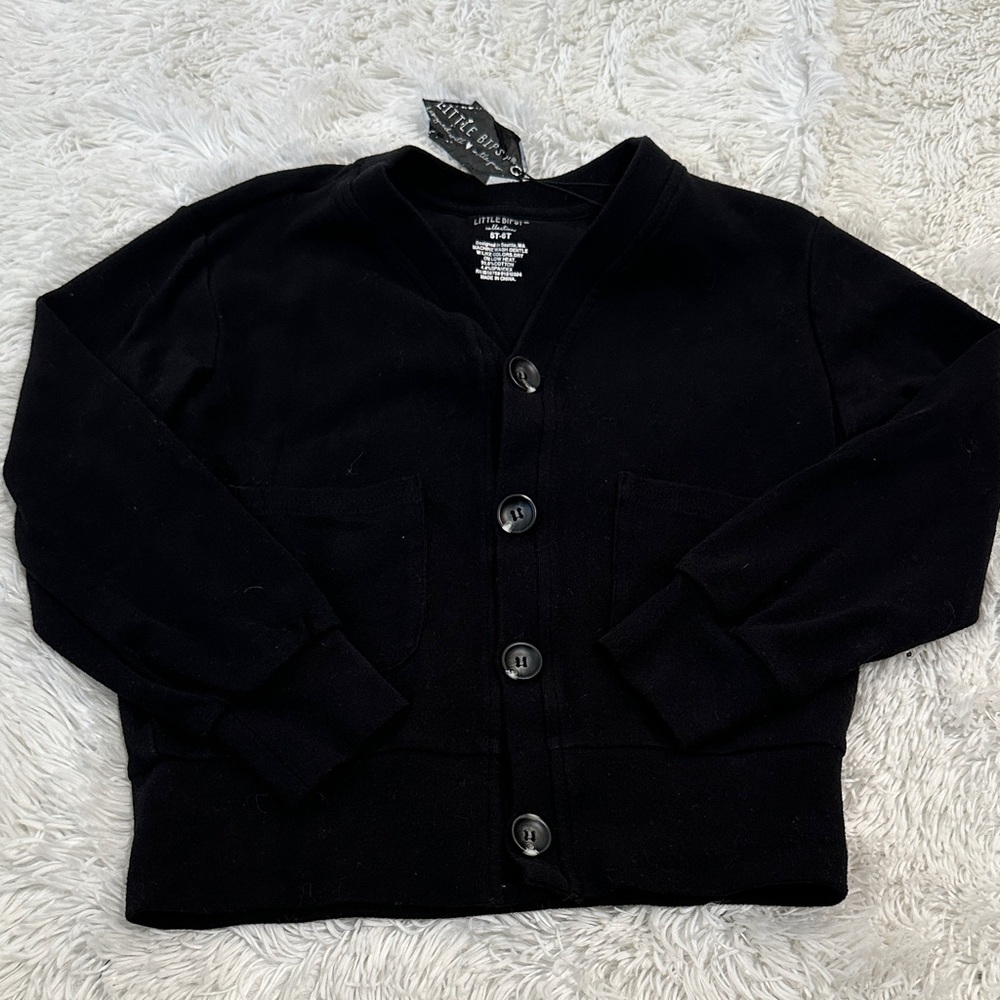 🦆 NWT Little Bipsy Fleece Cardigan
